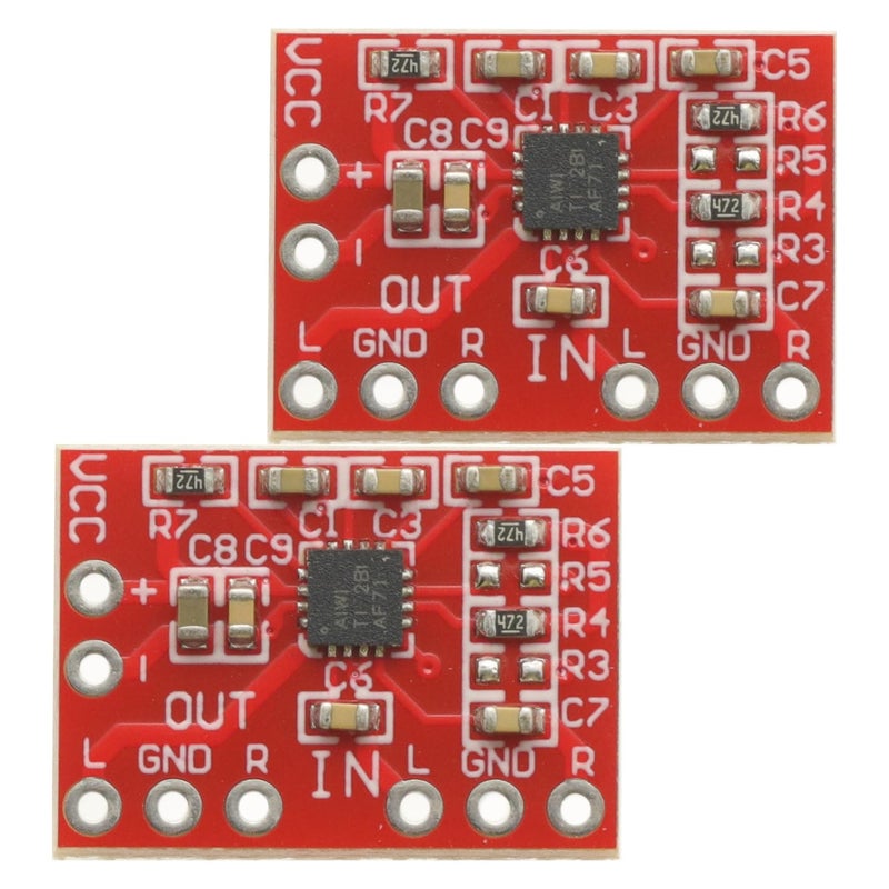 GODIYMODULES 2PCS DC2.3-5.5V TPA6132 Preamplifier Board Differential to Single Input Headphone Amplifier Module Differential Amplifier Board Module - Image 4
